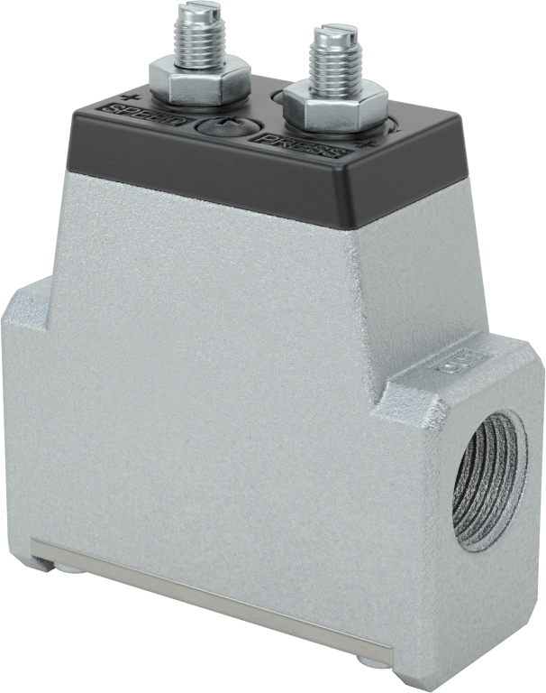 Yavaş Başlangıçlı Hava Akış Kontrol Valfi, 3/8 NPT Dişi Giriş x 3/8 NPT Dişi Çıkış