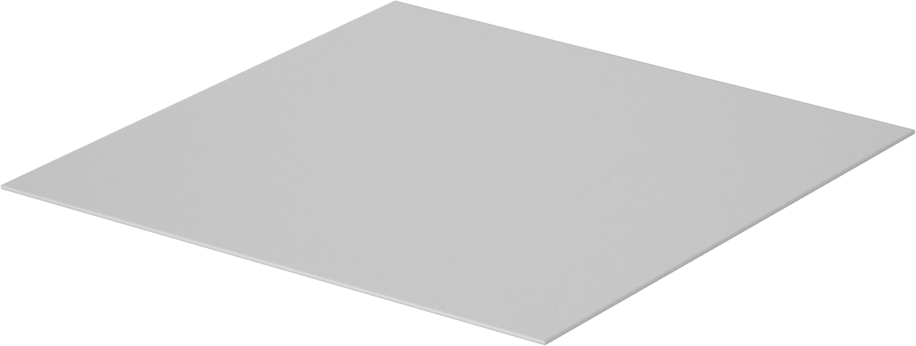 Isı İletken Alüminyum Nitrür Seramik, Elektrik Yalıtımlı, 4-1/2" x 4-1/2" x 0.025"