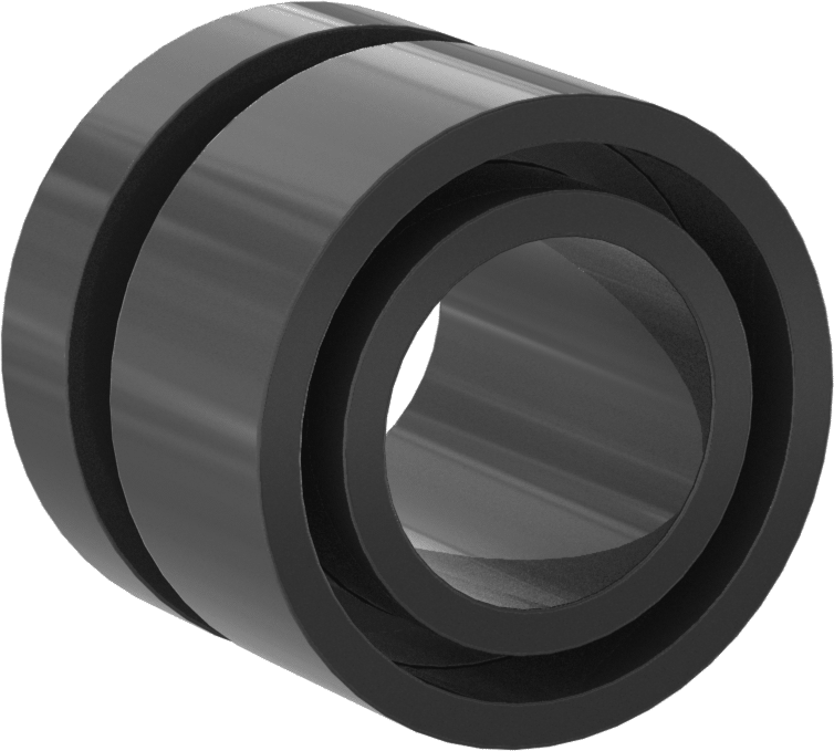 Hızlı Bağlantılı Sıkıştırma Mil Yaka, 1-1/4" Çap için, Gri ABS Plastik