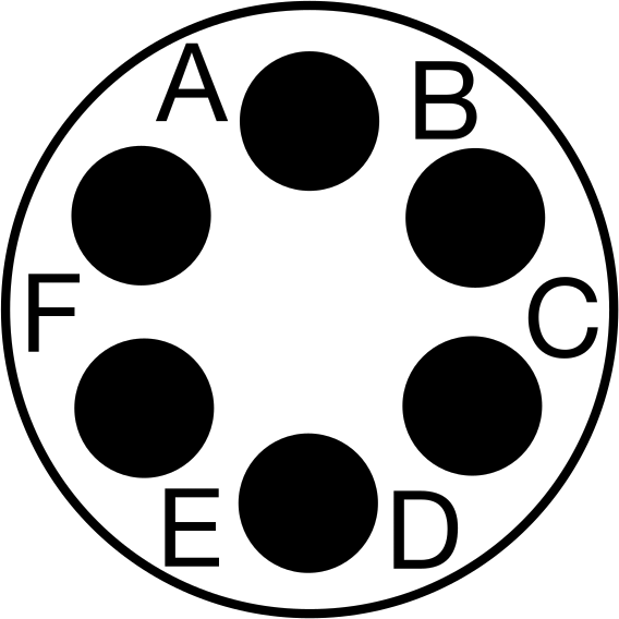 6 Poles (Clockwise)