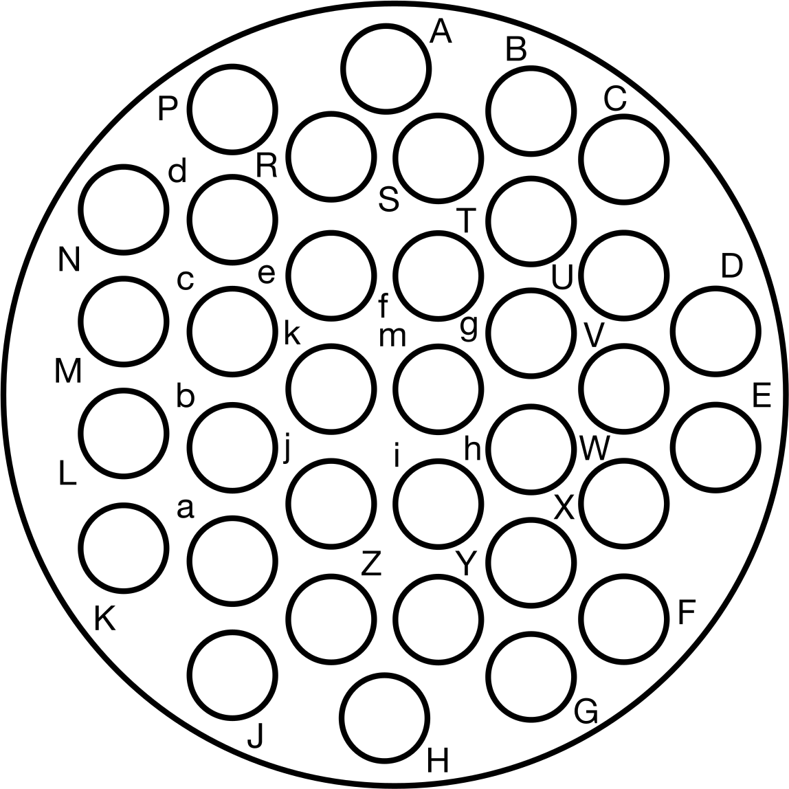 35 Poles (Counterclockwise)