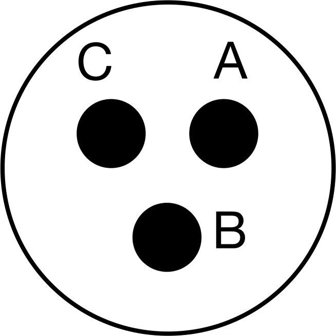 3 Poles (Clockwise)