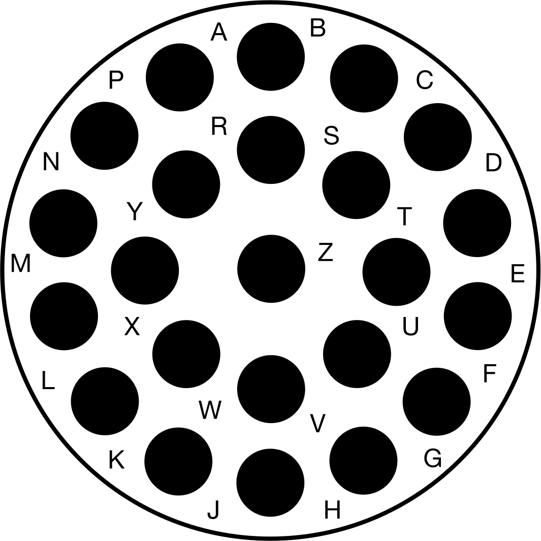 23 Poles (Clockwise)