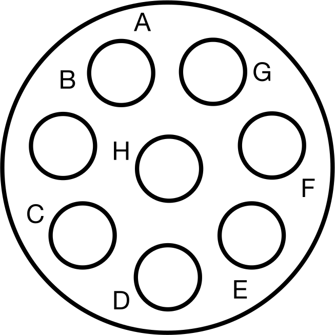 8 Poles (Counterclockwise)