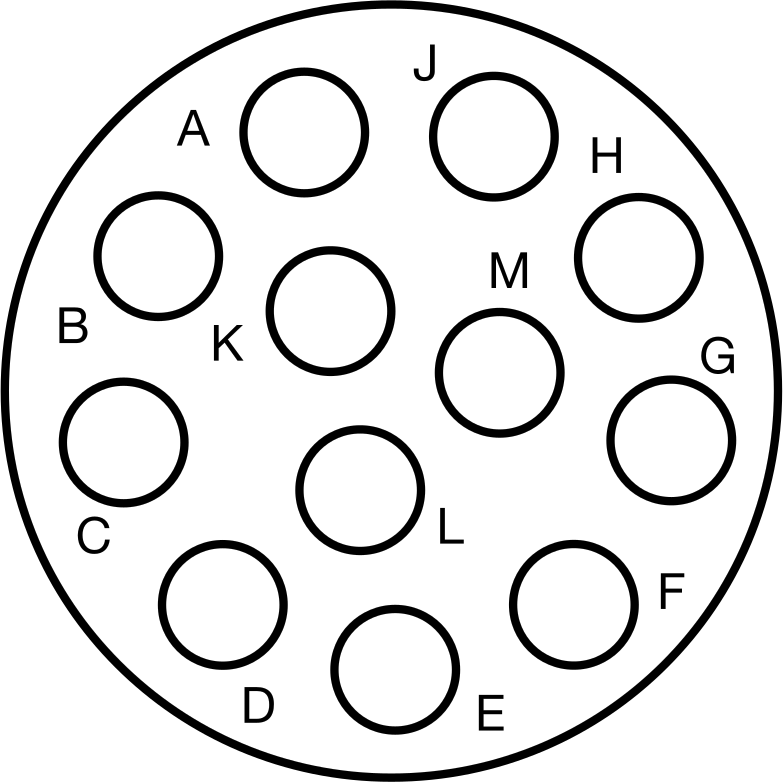 12 Poles (Counterclockwise)