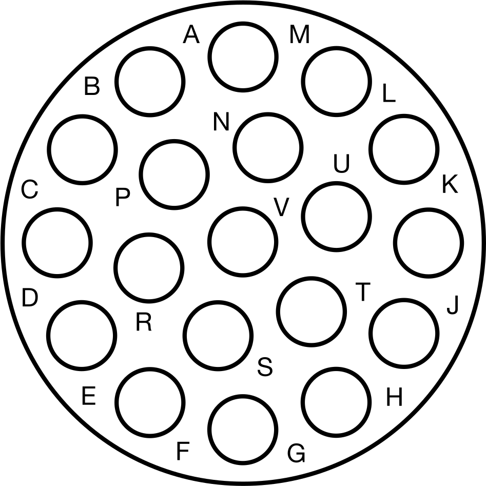 19 Poles (Counterclockwise)