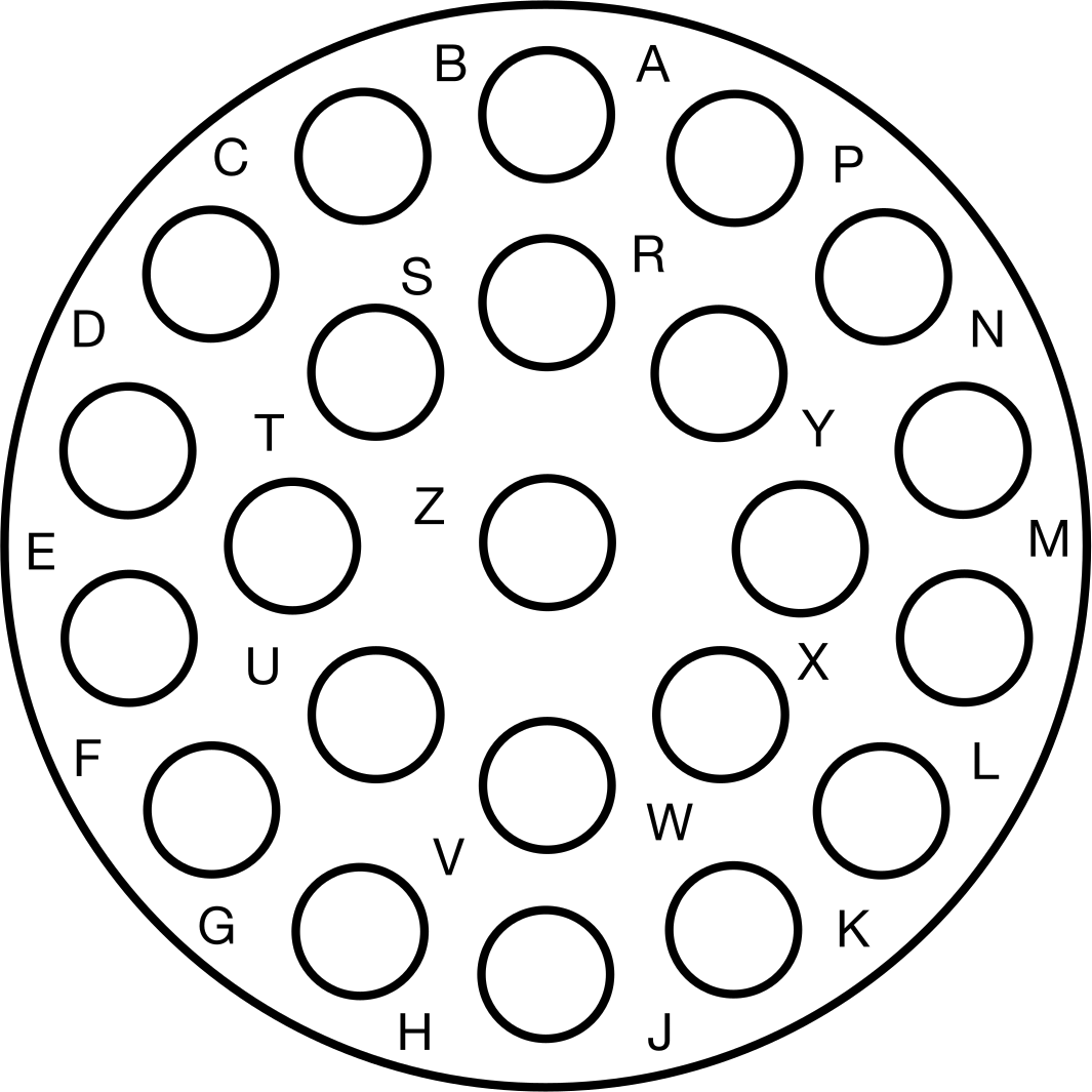 23 Poles (Counterclockwise)