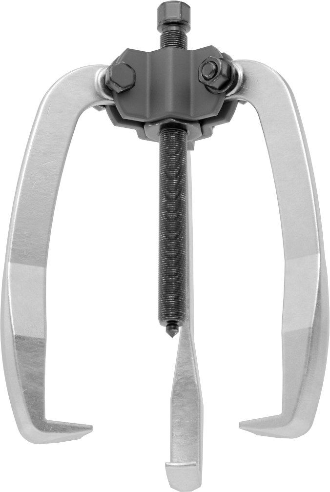 Quick-Hold Dış Kavrama Dişli ve Yatak Çekici, 3 Çene, 1 Uçlu Uçlar, Yaylı, 7/8" ila 6-3/8" OD
