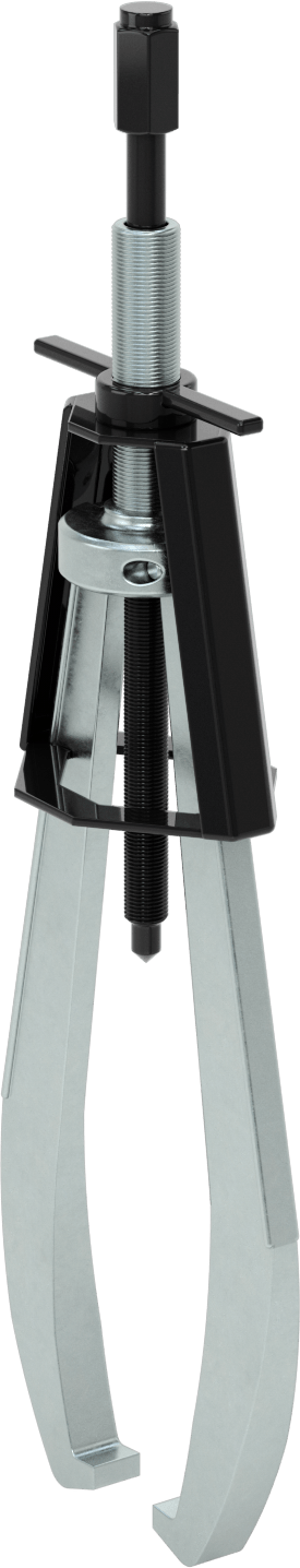 Quick-Hold Dış Kavrama Dişli ve Yatak Çekici, Bir Ucunda Uçlu 2 Çene, Kafes Kontrolü, 2.25"-15.75" OD