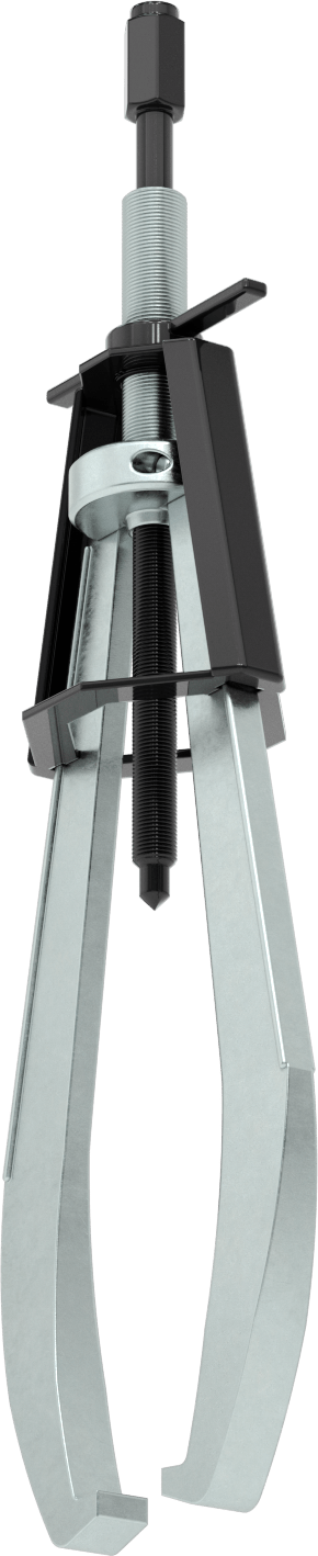 Quick-Hold Dış Kavrama Dişli ve Yatak Çekici, Bir Ucunda Uçlu 2 Çene, Kafes Kontrolü, 2.25"-15.75" OD