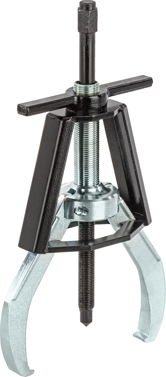 Quick-Hold Dış Kavrama Dişli ve Yatak Çekici, Bir Ucunda Uçlu 2 Çene, Kafes Kontrolü, 1/2“ ila 7” Dış Çap için