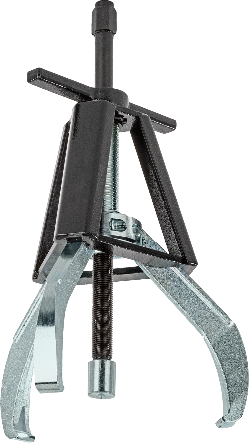 Quick-Hold Dış Kavrama Dişli ve Yatak Çekici, Bir Ucunda Uçlu 3 Çene, Kafes Kontrolü, 1/2“ ila 7” Dış Çap için