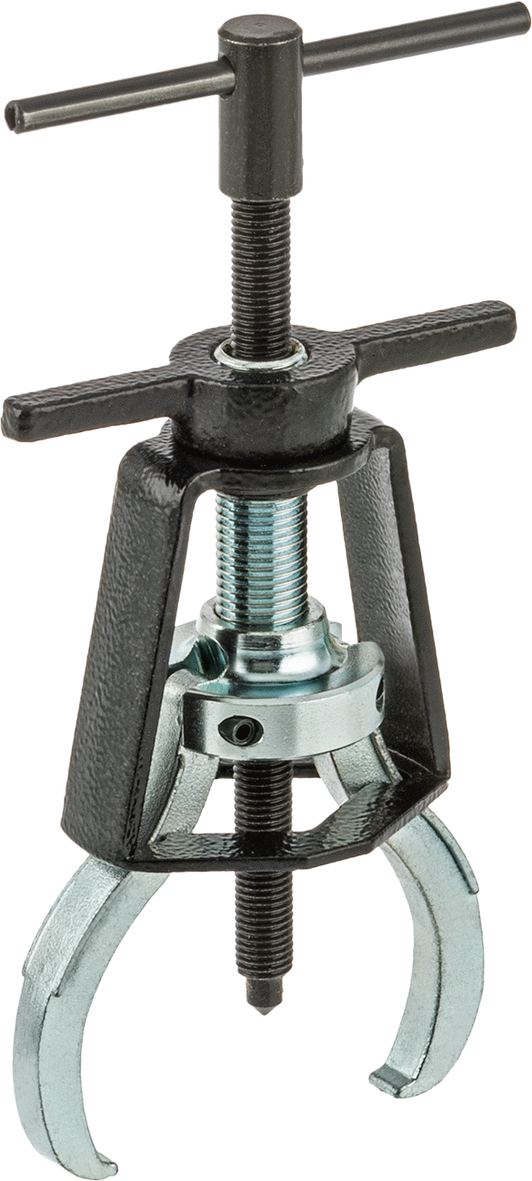 Quick-Hold Dış Kavrama Dişli ve Yatak Çekici, Bir Ucunda Uçlu 2 Çene, Kafes Kontrolü, 1/4" ila 3-1/4" OD