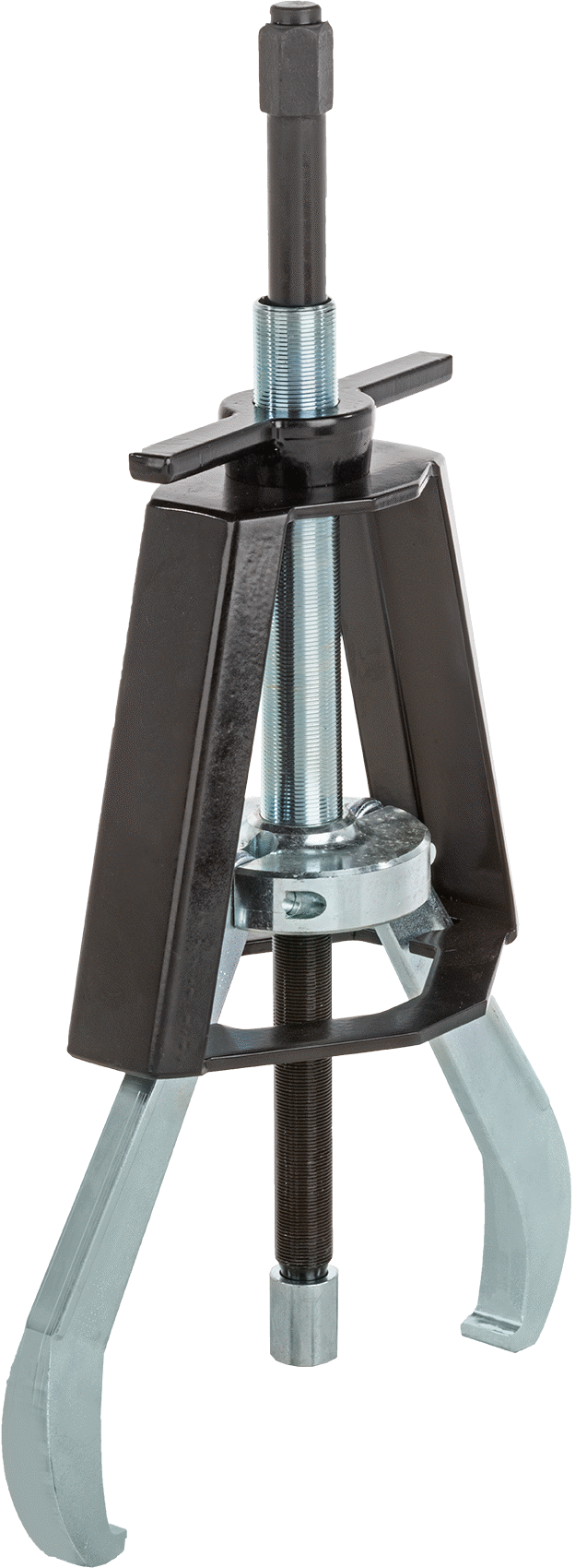 Quick-Hold Dış Kavrama Dişli ve Yatak Çekici, Bir Ucunda Uçlu 2 Çene, Kafes Kontrolü, 2,5“-18” dış çap