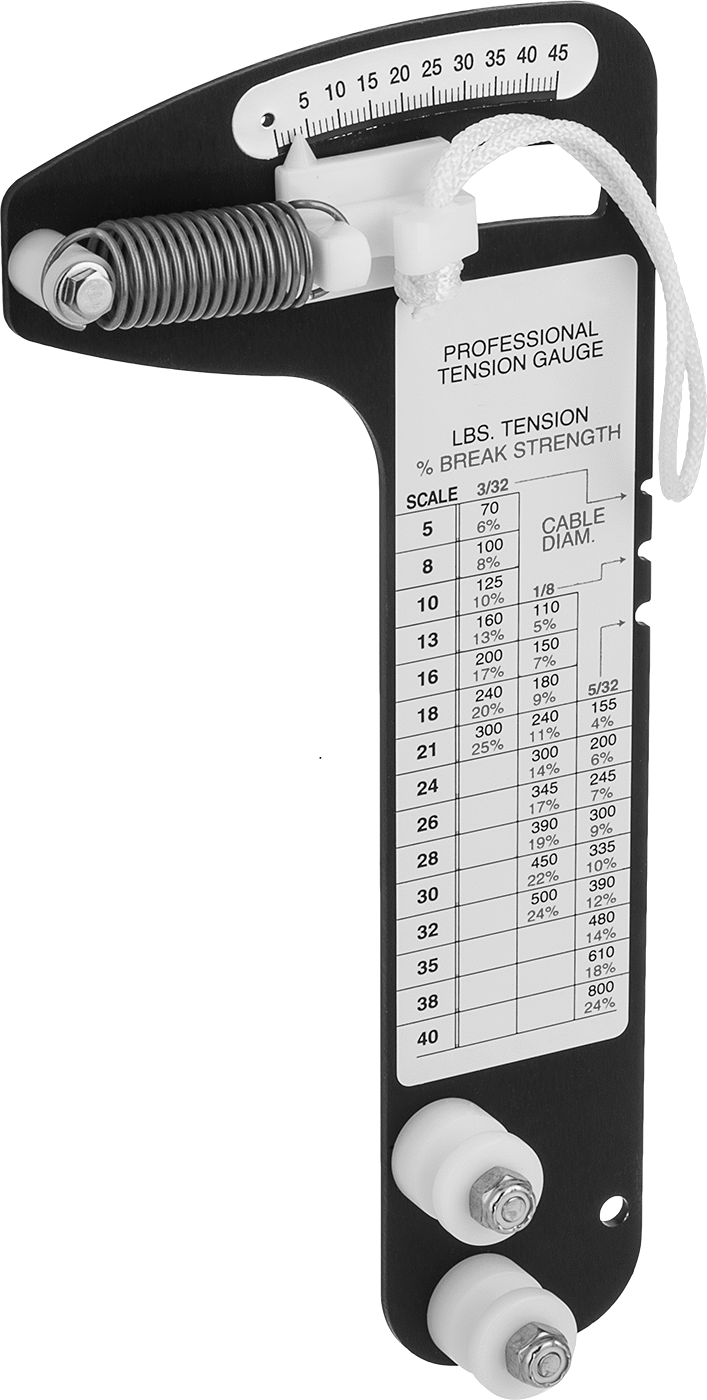 Tel için Ekonomik Gerilim Gücü Ölçer, 800 lb. Kapasite