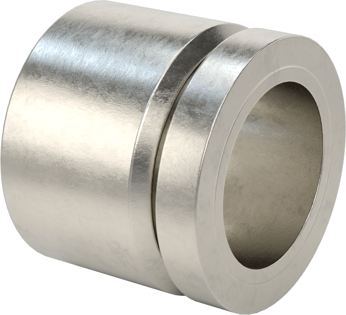 Hızlı Bağlantılı Sıkıştırma Mil Yaka, 1-1/2" Çap için, 303 Paslanmaz Çelik