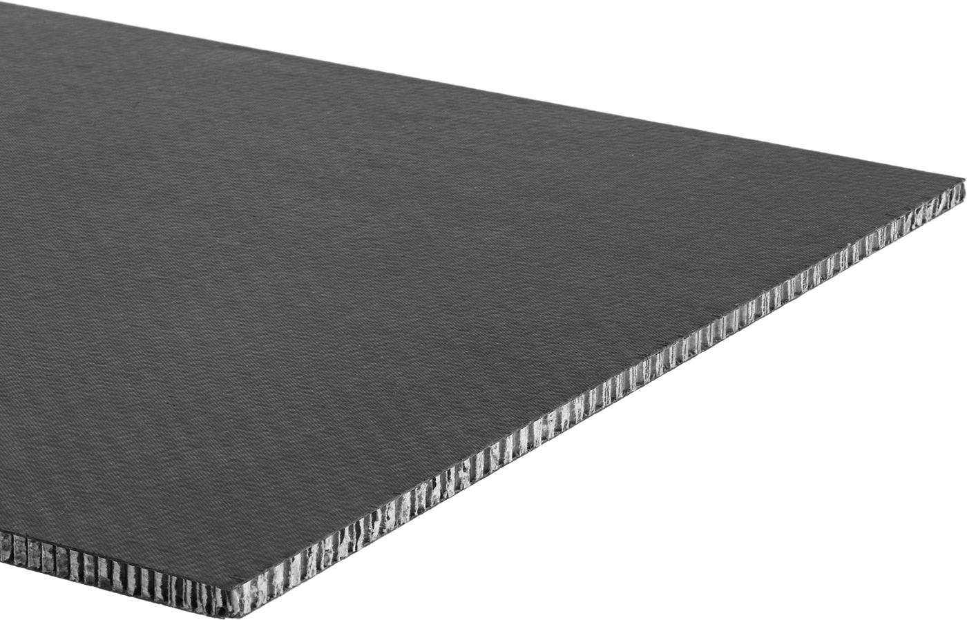 Kompozit Aramid Bal Petek Paneli, Karbon Fiber Yüzey, 1/4" Kalınlık, 12“ Genişlik x 12” Uzunluk