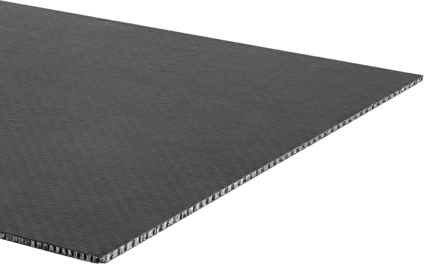 Kompozit Aramid Bal Petek Paneli, Karbon Fiber Yüzey, 1/8" Kalınlık, 12“ Genişlik x 12” Uzunluk