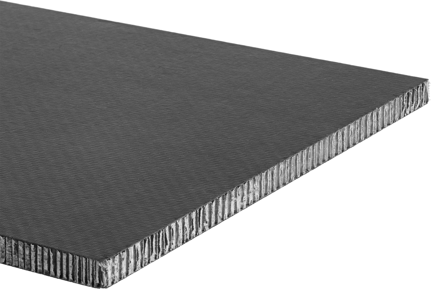 Kompozit Aramid Bal Petek Paneli, Karbon Fiber Yüzey, 1/2" Kalınlık, 12“ Genişlik x 12” Uzunluk