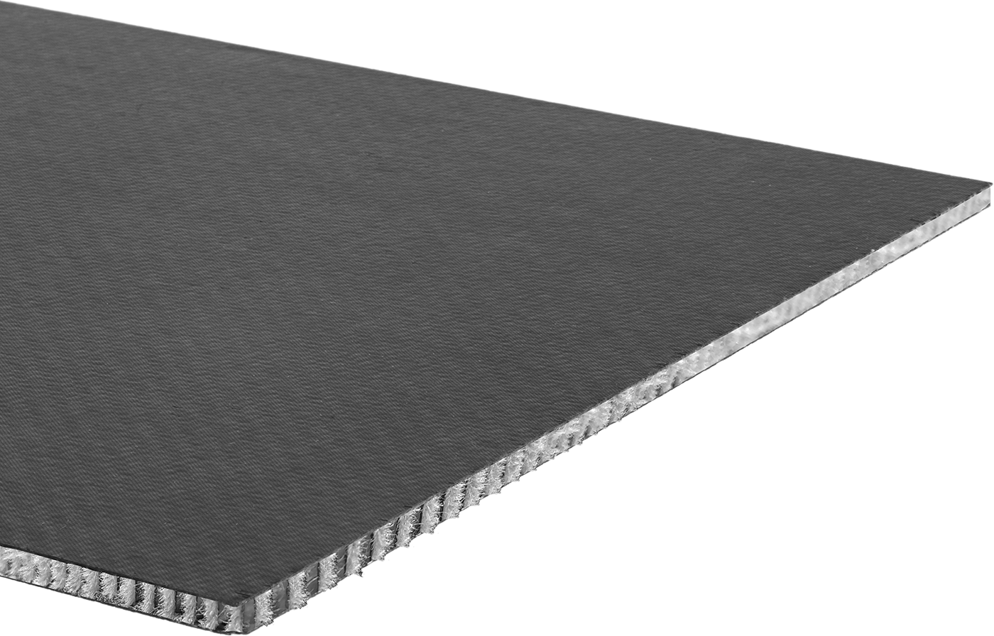 Kompozit Aramid Bal Petek Paneli, Fiberglas Yüz, 1/4" Kalınlık, 12“ Genişlik x 12” Uzunluk