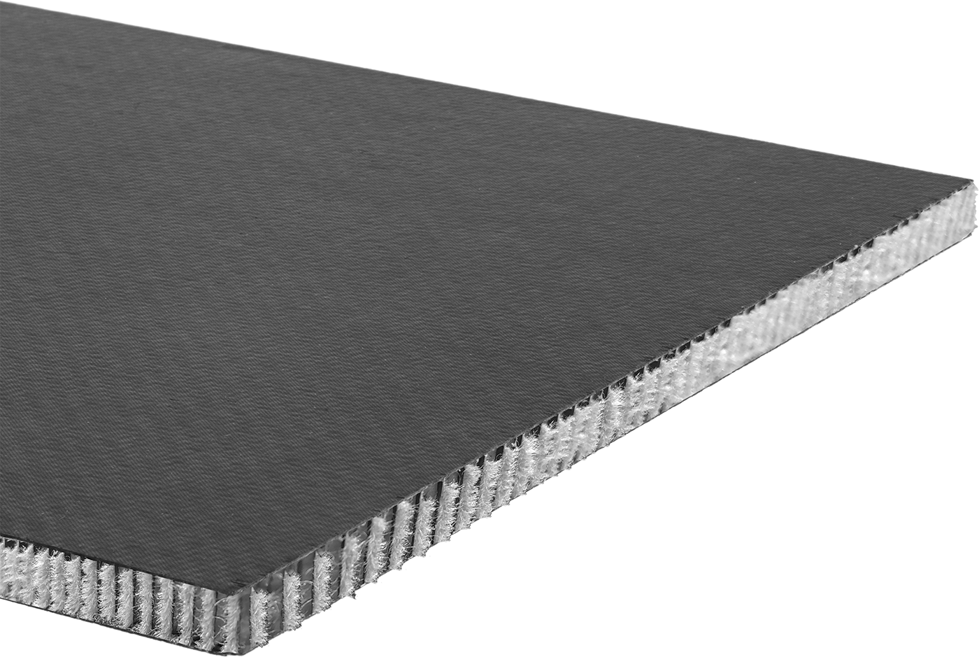 Kompozit Aramid Bal Petek Paneli, Fiberglas Yüz, 1/2" Kalınlık, 12“ Genişlik x 12” Uzunluk