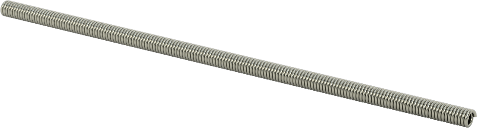 Ultra Esnek Yuvarlak Kayış, Çelik, 3/16" Çap x 10 Fit Uzunluk