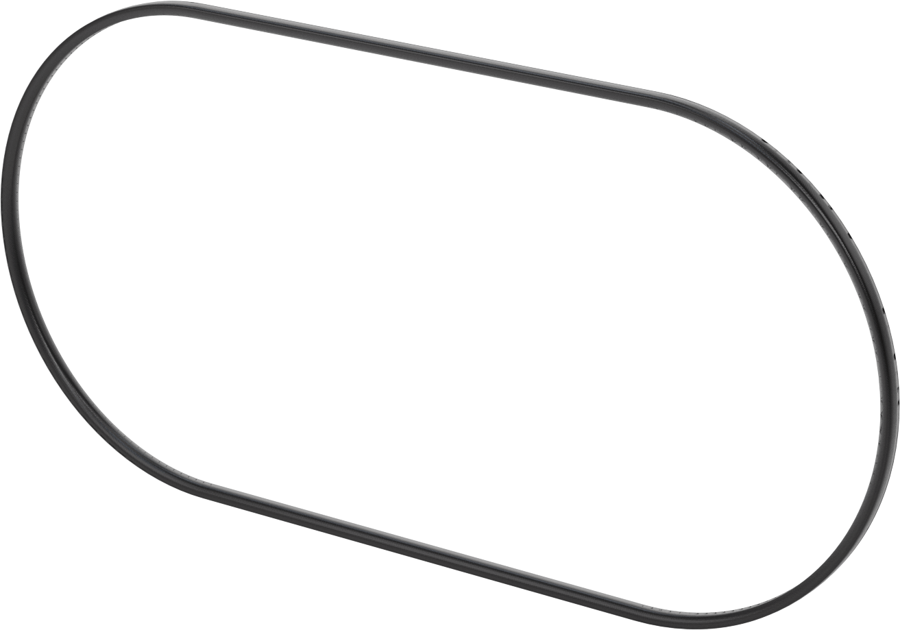 V-Kayışı, Anma Numarası 3L500, 50" Dış Çevre, EPDM