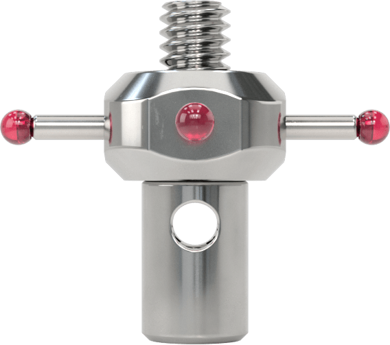 Renishaw Prob İğnesi, Yakut Top Uçlu, Yıldız, M2 x 0.4mm, Model A-5000-7811