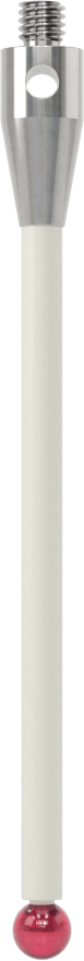 Renishaw Prob İğnesi, Yakut Top Uçlu, M4 x 0.7 mm, Model Numarası A-5003-0236