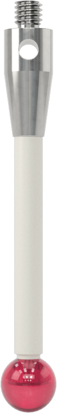 Renishaw Prob İğnesi, Yakut Top Uçlu, M4 x 0.7 mm, Model Numarası A-5000-7795
