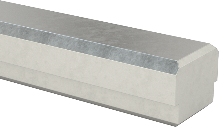 Step Makine Anahtar Stoku, Dişliler için, Karbon Çelik, 5/16“ Genişlik x 1/8” Yükseklik Mil Kama Yuvası