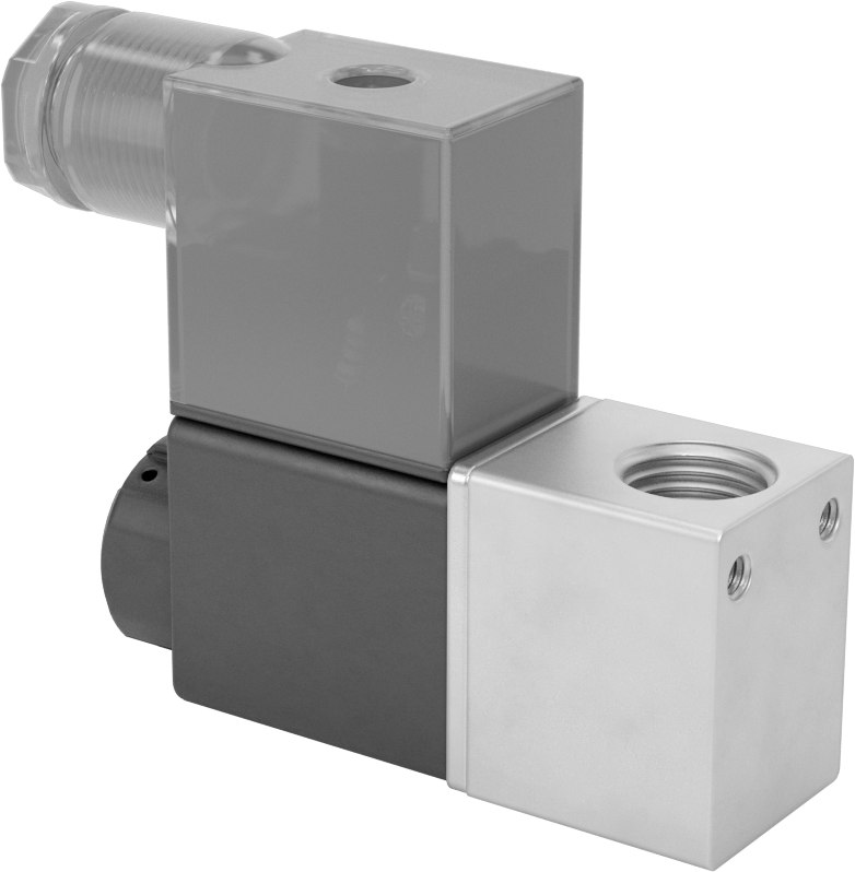 Hava Yön Kontrol Vanası, Tek Solenoid, 1/4 NPT, 0,12 Cv, 24V AC