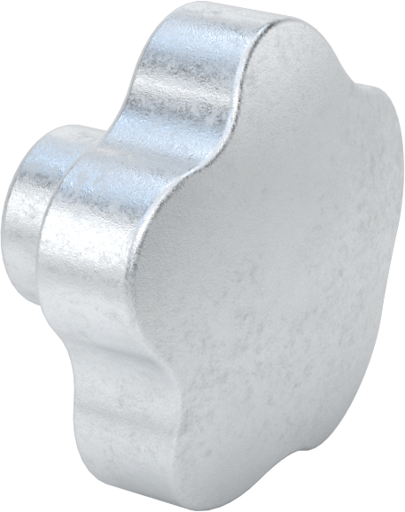 Alüminyum Beş Kollu Topuz, 10 mm Delik Çapı ile