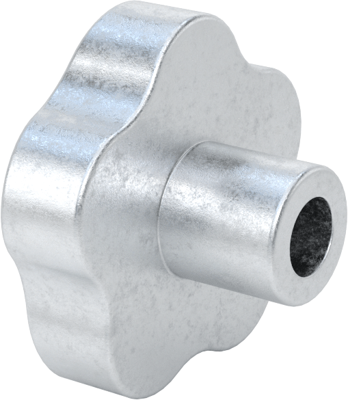 Alüminyum Beş Kollu Topuz, 12 mm delik çaplı