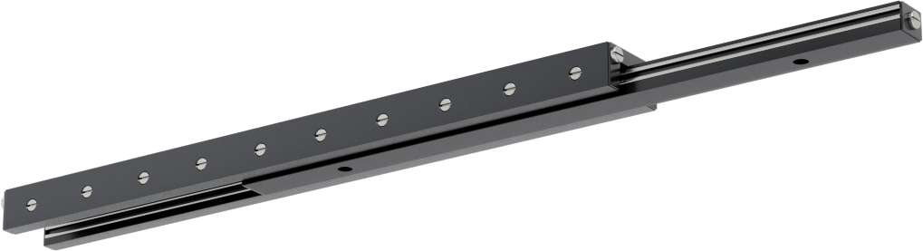 Düşük Sürtünmeli Teleskopik Kayan, 1/4“ Genişlik x 5,060” Uzunluk Ray