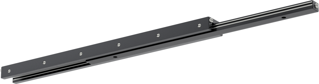 Düşük Sürtünmeli Teleskopik Kayan, 1/4“ Genişlik x 6,060” Uzunlukta Ray