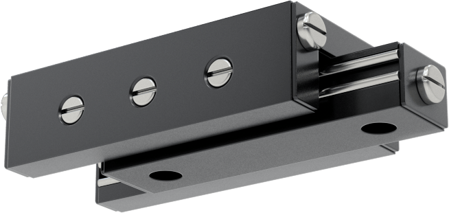 Düşük Sürtünmeli Teleskopik Kayan, 1/4“ Genişlik x 1,060” Uzunlukta Ray