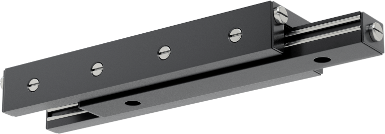 Düşük Sürtünmeli Teleskopik Kayan, 1/4“ Genişlik x 2,060” Uzunluk Ray