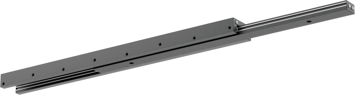 Düşük Sürtünmeli Teleskopik Kayan, 1/2“ Genişlik x 10” Uzunlukta Ray