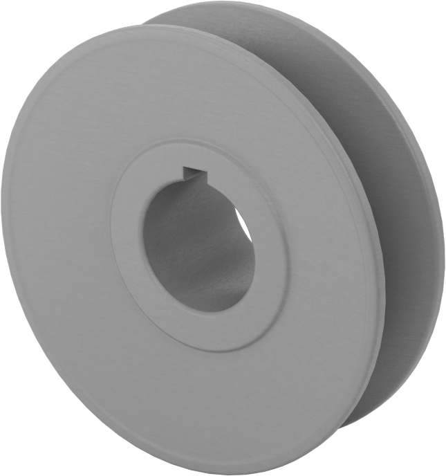 Ağır Hizmet Tipi V-Kayış Tahrik Kasnağı, 4 L için, A, Ax ve 5L, B, BX Kayışları, 2.95" OD, 7/8" Mil için