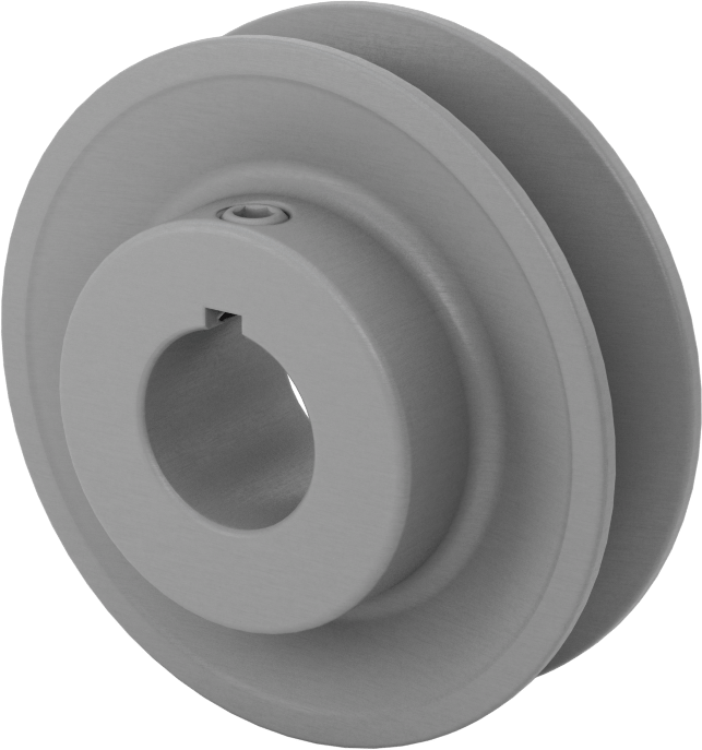 Ağır Hizmet Tipi V-Kayış Tahrik Kasnağı, 4 L için, A, Ax ve 5L, B, BX Kayışları, 3.15" OD, 7/8" Mil için