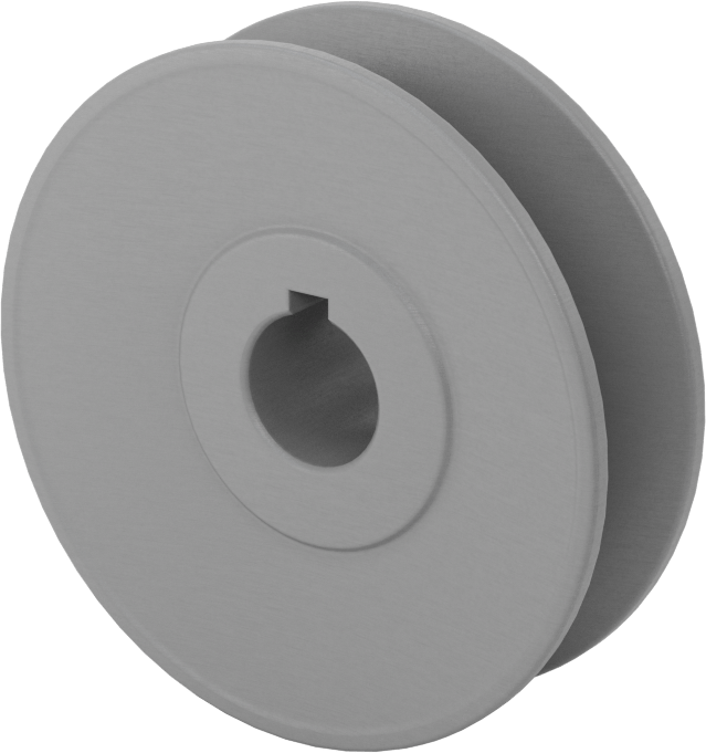 Ağır Hizmet Tipi V-Kayış Tahrik Kasnağı, 4 L için, A, Ax ve 5L, B, BX Kayışları, 2.85" OD, 5/8" Mil için