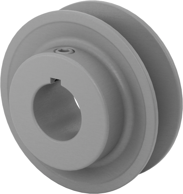 Ağır Hizmet Tipi V-Kayış Tahrik Kasnağı, 4 L için, A, Ax ve 5L, B, BX Kayışları, 2.85" OD, 7/8" Mil için