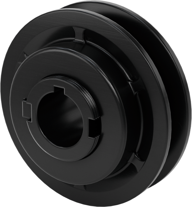 Ayarlanabilir Aralıklı V-Kayış Tahrik Kasnağı, 4.15" OD, 1 Oluk, 1-1/8" Mil Çapı için