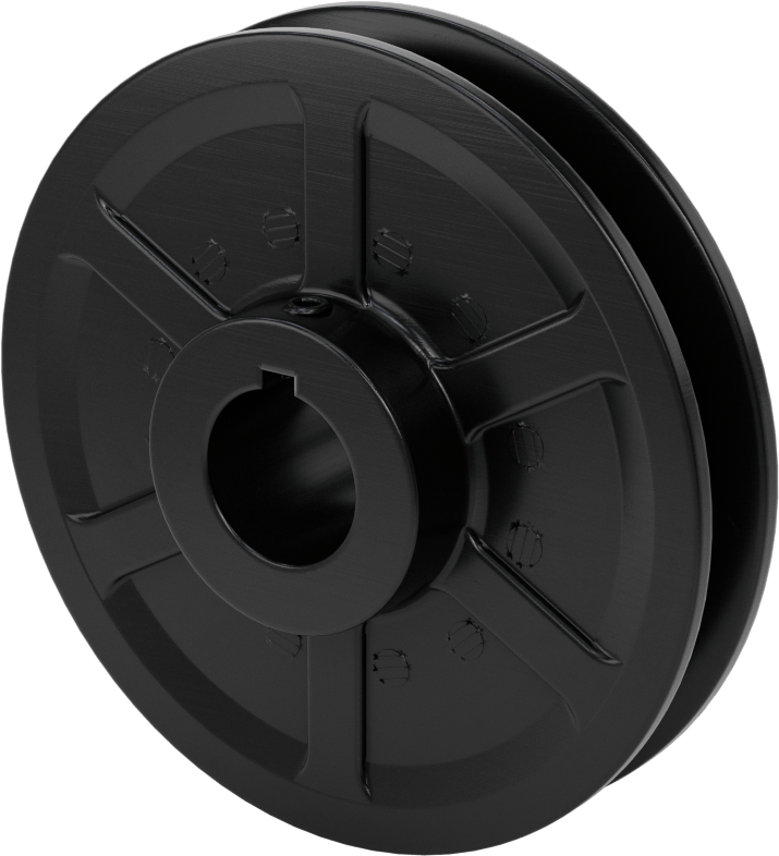 Ayarlanabilir Aralıklı V-Kayış Tahrik Kasnağı, 5.35" OD, 1 Oluk, 1-1/8" Mil Çapı için