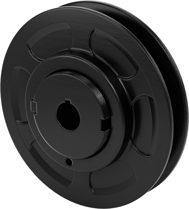 Ayarlanabilir Aralıklı V-Kayış Tahrik Kasnağı, 6.5" OD, 1 Oluk, 7/8" Mil Çapı için