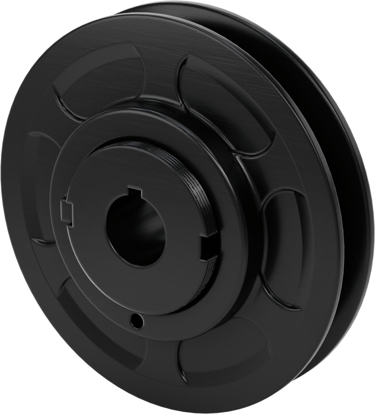 Ayarlanabilir Aralıklı V-Kayış Tahrik Kasnağı, 6.5" OD, 1 Oluk, 1-1/8" Mil Çapı için