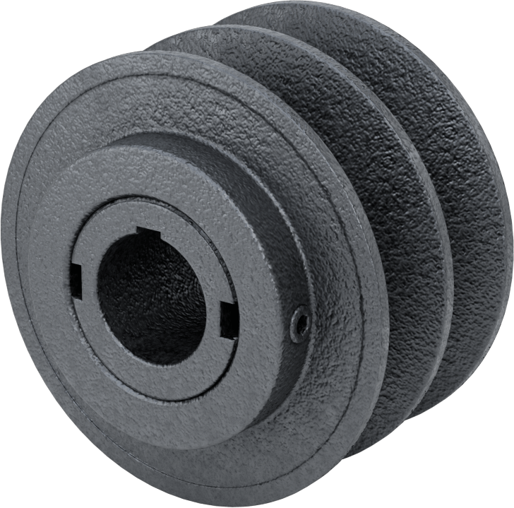 Ayarlanabilir Aralıklı V-Kayış Tahrik Kasnağı, 3.95" OD, 2 Yiv, 1-1/8" Mil Çapı için