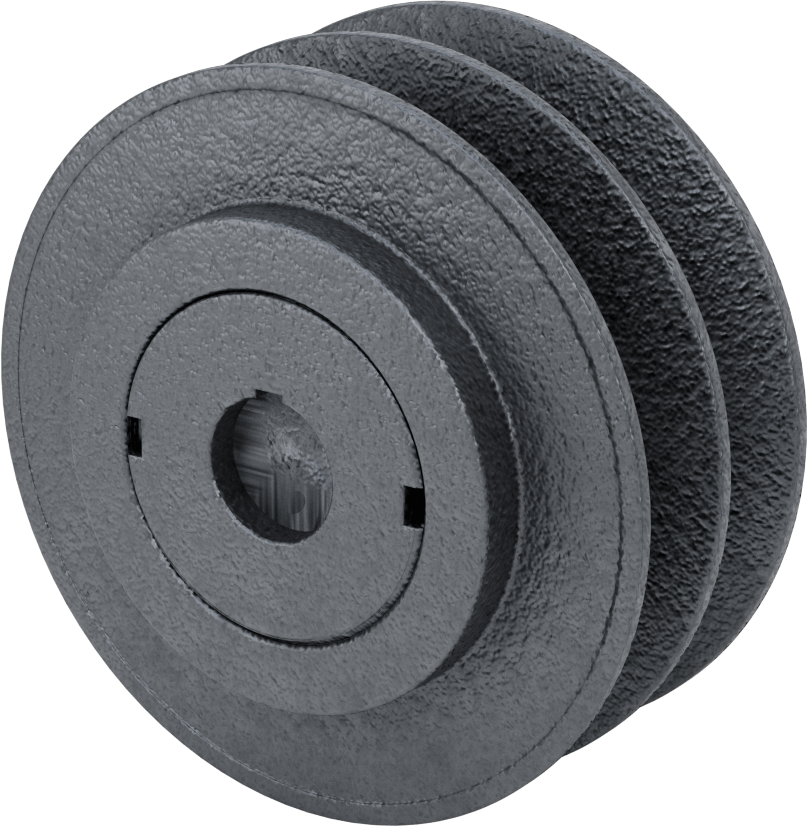 Ayarlanabilir Aralıklı V-Kayış Tahrik Kasnağı, 5.95" OD, 2 Yiv, 1-1/8" Mil Çapı için