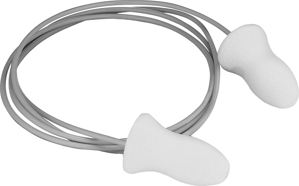 Kordonlu Genişletilmiş Mermi Şeklinde Kulak Tıkacı, 30 dB, 100 Çift